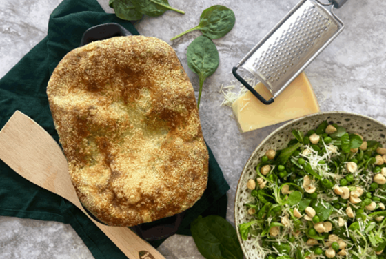 Lasagne met Spinazie à la Crème