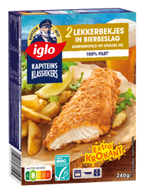 Kapiteins Klassiekers Lekkerbekjes x2 in Bierbeslag 240g