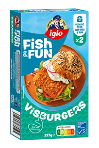 Iglo visfilet burgers