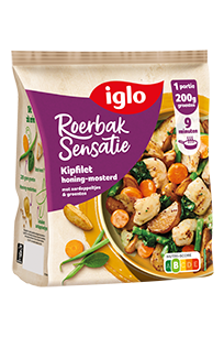 Iglo Roerbak Sensatie Kipfilet in honing-mosterdsaus