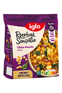 Iglo Roerbak Sensatie Pasta met kipfilet, spinazie & Boursin