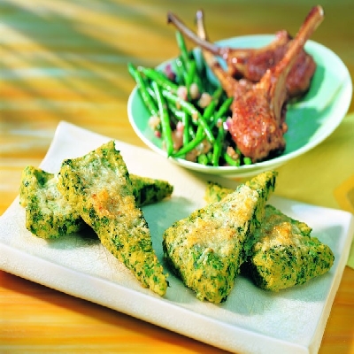 Spinazie polenta (maïs)