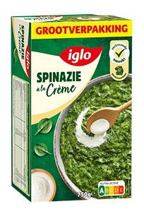 Spinazie a la creme 750g